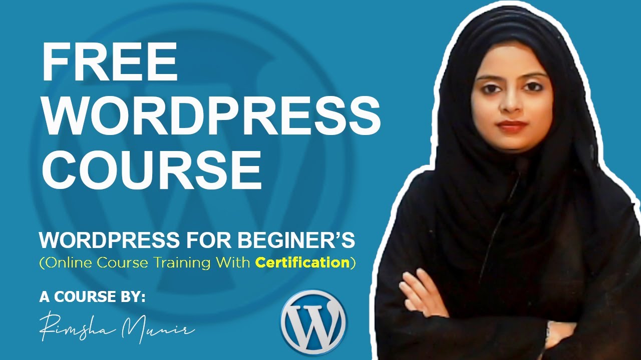 FREE WordPress Course For Beginners -Master WordPress Quickly |Become ...