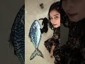 fish painting വലിയ മീമി വരച്ചു 😂😂 @artistannakutti എങ്ങനെ ഉണ്ട് മീമി art viral painting funny