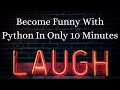 Create A Joke Generator With Python In Only 10 Minutes! [Two Challenges In The Video]