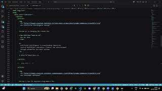 Web Programming assignment 2 week 3 (VS CODE screen recording)