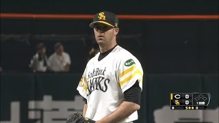 【プロ野球パ】待ちに待ったデビュー戦 バンデンハークの立ち上がりは2Kも1失点  2015/06/14 H-C