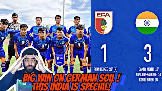 india u-17 defeated fc augsburg in germany! indian football! indian football news! afc asian cup!