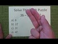 math puzzle 36 minus 24 divide by 2 solve if you can a step by step full solution is included