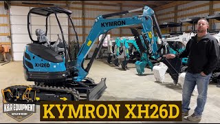 All New 2023 KYMRON XH26D Mini Excavator w/ Yanmar Diesel Engine