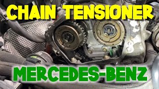 REMOVE/INSTALL CHAIN TENSIONER FOR MERCEDES  GL 450 ENGINE 157, 276, 278 MODEL 166, Chain Tensioner