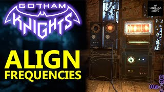 Gotham Knights Align The Frequencies - Sonic Device Puzzle in Arkham Asylum