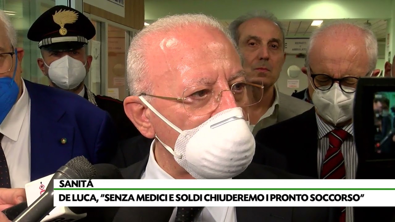 Sanità. ”Rischiamo La Chiusura Dei Pronto Soccorso”. L’ Allarme Di De ...