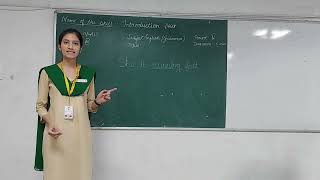 Pupil Teacher Practicing Skill of Introduction| Micro Lesson Plan #microteaching #B.Ed.