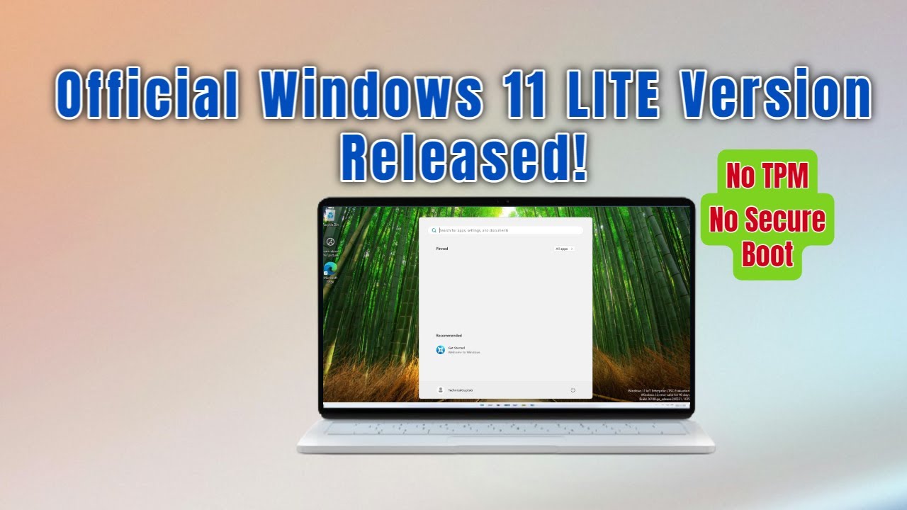 Official Windows 11 Lite Ltsc 24h2 Released For Old Pc Laptop