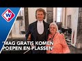 Toiletjuffrouw Joke ziet droom in vervulling gaan bij concert André Rieu