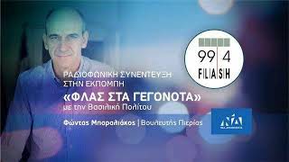 Συνέντευξη Φ. Μπαραλιάκου, Flash 99.4, εκπομπή \