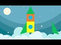 how to draw a rocket using shapes for kids senang belajar