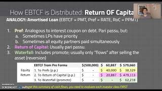 08 Equity JV - Return of Capital