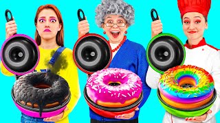 Me vs Grandma Cooking Challenge | Delicious Kitchen Hacks by ChallengeTeen