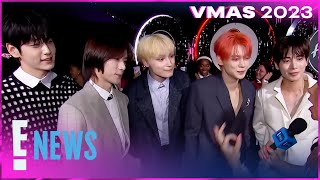 Tomorrow X Together Reveal Their DREAM COLLABS at 2023 VMAs | E! News