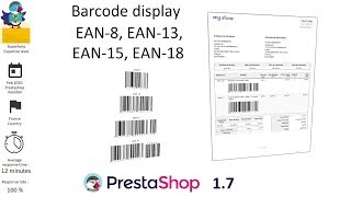 Barcode EAN-8, EAN-13, EAN-15, EAN-18