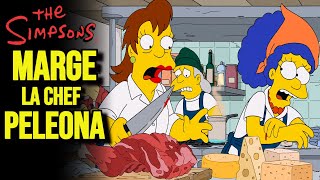 Los Simpson Marge La CHEF PELEONA resumen | Utacaramba