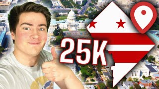 WASHINGTON DC GeoGuessr Speedrun | USA 25Ks Bonus Episode 1