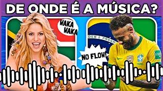 🎵🎌 DE ONDE É A MÚSICA DOS PAÍSES | #desafiomusical #adivinheamusica