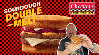 Checkers and Rally’s NEW Sourdough Double Melt Review - Food Review