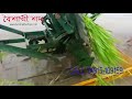 ধান রোপন করার মেশিন dhan ropon korar machine