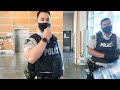 YVR security calls police to remove customer with a mask exmption.