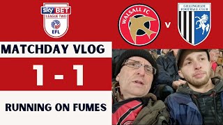 Walsall 1-1 Gillingham matchday vlog😬