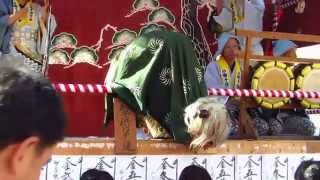 平成26年 川越祭り 砂囃子保存会　獅子舞 kawagoe festivals