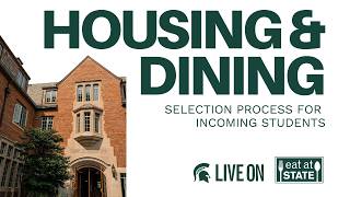 Incoming Student Housing & Dining Webinar