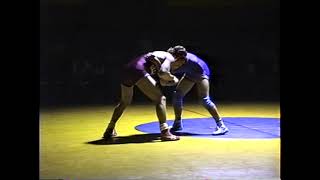 Oklahoma Wrestling at Cal State Bakersfield 1/4/1989. OU 25 - Bakersfield 16.