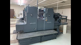 Heidelberg MOZP-S Two Color Offset Press