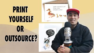Should You Print Your Own Greeting Cards or Outsource the Printing - Cost and Benefit Analysis