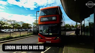 🚌 London Bus Ride: Route 180 – From North Greenwich to Erith 🍂