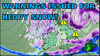 Warnings Issued for Heavy Snow! 3rd March 2023