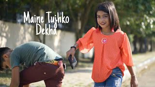Neend Churai Meri | Maine Tujhko Dekha | Hindi Song | Cute Romantic Love Story | LittleQueen
