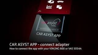 Connecting a VCI (vehicle communication interface) - CAR ASYST APP for Audi (part1)