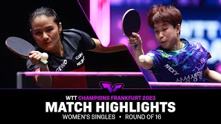 Xiaoxin Yang vs Joo Cheonhui | WS R16 | WTT Champions Frankfurt 2023