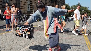 Very funny Korean Magician | street performer | Fringe Festival Edinburgh 2019