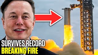 RECORD! SpaceX Starship Booster Survives Record Breaking 31 Engine Static Fire | Elon Musk News