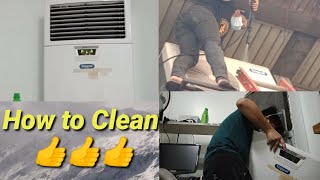 Koppel Aircon Split Type Floor Mounted Non Inverter 3Tr. Cleaning