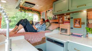 At 50, She Built Her Own Van for $68k. Full Tour.