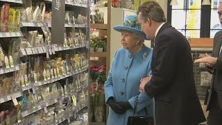 Unexpected royal in bagging area? Queen visits Waitrose