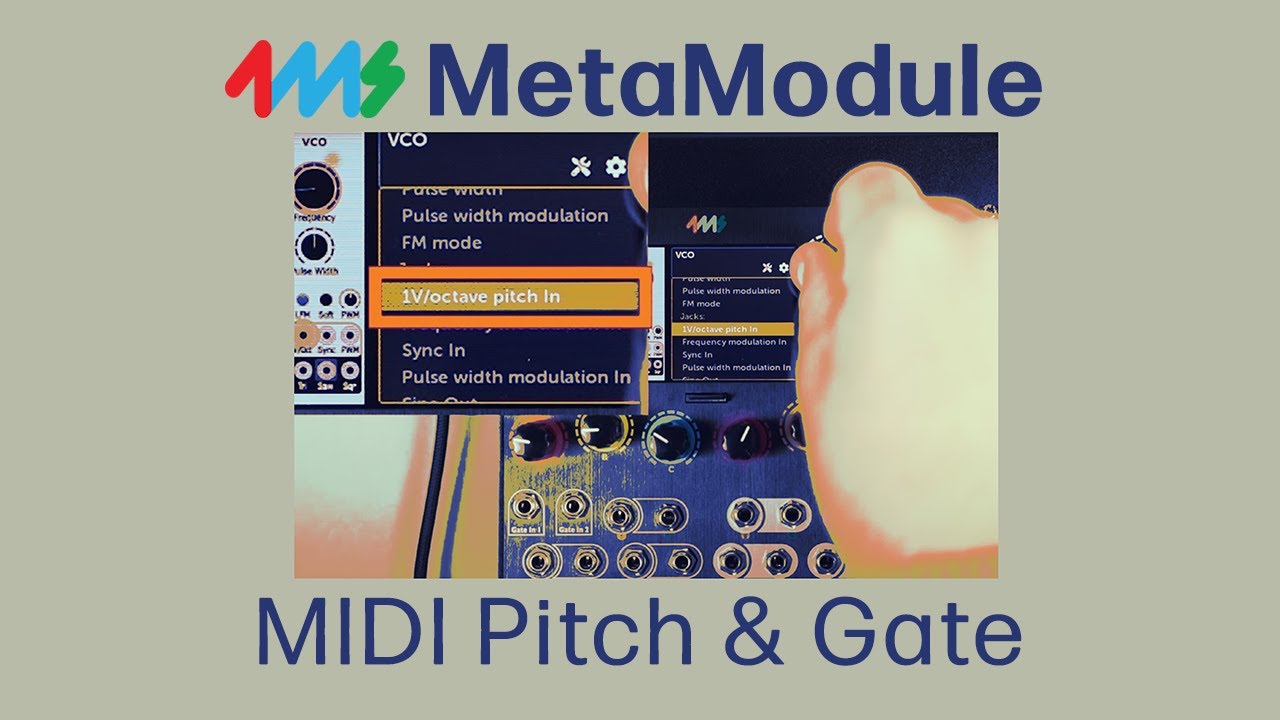 Mapping Midi Pitch And Gate To Metamodule Youtube