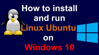 How to install Linux Ubuntu on Windows 10 WSL and VM