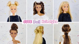 6 CUTE Barbie Hairstyles!! #3💕
