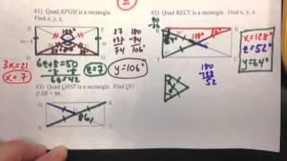 Geometry Notes 6-3 Rectangles Part 2