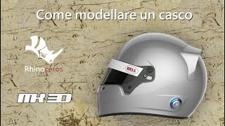 Come modellare un casco di F1 parte-1