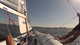 Zeilen Laser Vago XD Friesland, dinghy sailing in the Netherlands