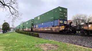 #train NS 28R pass by thomasville NC with #es44ac #norfolksouthern #8109 leader #march2024