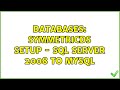 Databases: SymmetricDS Setup - SQL Server 2008 to MySQL